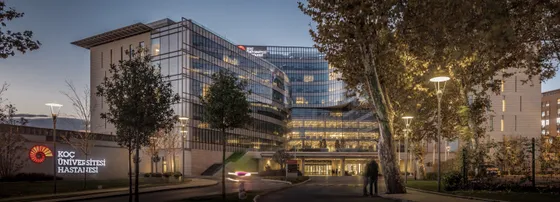 Exterior of Koç University Hospital, Istanbul